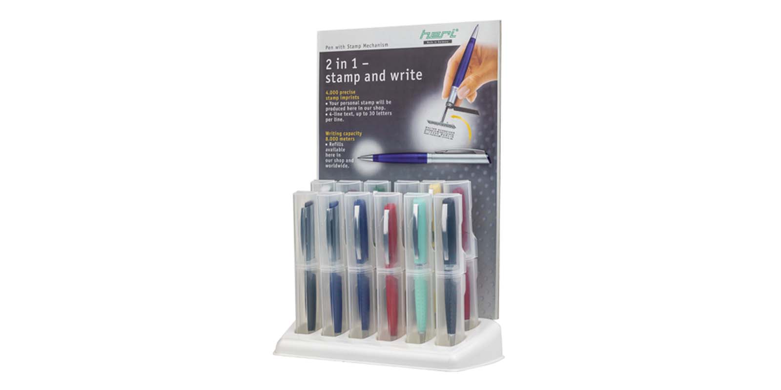 Counter Display – for 12 stamping pens in case E15